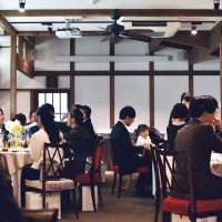 披露宴会場の雰囲気です。