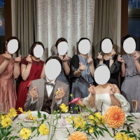 新郎新婦テーブル