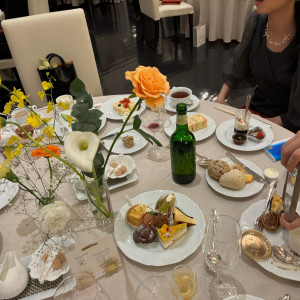 テーブル|777622さんのスタイリッシュウェディング ヴィーナスコート長野の写真(2572032)