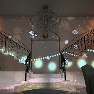 披露宴会場1のプロジェクションマッピング