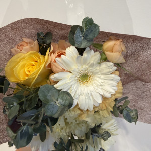 帰りにお花をいただきました|777629さんのセント・ラファエロチャペル御堂筋の写真(2571923)