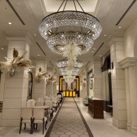 豪華なロビー。