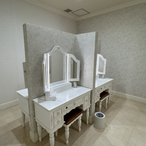 お化粧直しが出来るみたいです!|777642さんのアニヴェルセル 大阪の写真(2572445)