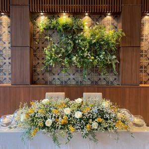 テーブル高砂の雰囲気|777659さんのザ オーク ガーデン/別邸 木屋の写真(2574848)