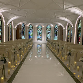 チャペル入り口から見た