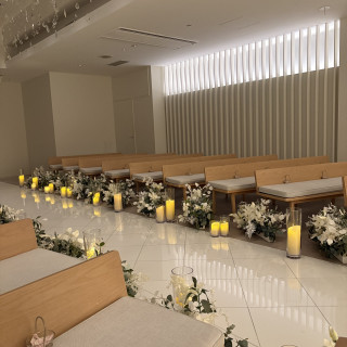 下もお花とライトがあって可愛いです