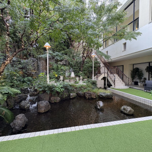 ここでケーキ入刀などもされるそう|777663さんのアプローズスクエア東京迎賓館の写真(2572200)