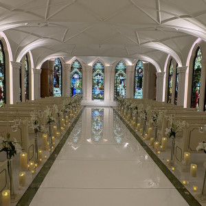 チャペル入り口から見た|777663さんのセント・ラファエロチャペル東京の写真(2572509)