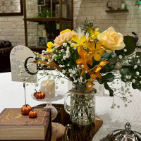 本番
ゲストテーブルの装飾