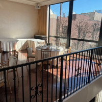 披露宴会場は自然光が入ります