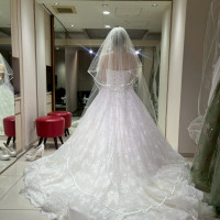 式場でレンタルしたドレスです