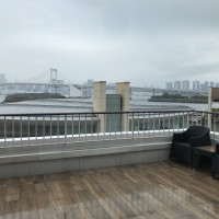 披露宴会場のバルコニー