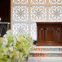 チャペル
曇りでしたが明るかったです