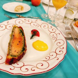 特に好評だったサーモン|777695さんの山手迎賓館/テイクアンドギヴ・ニーズウェディングの写真(2576198)