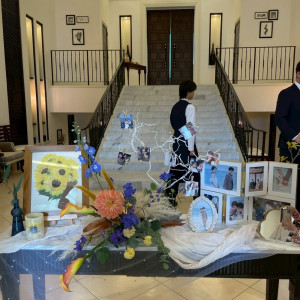 こだわりにこだわったウェルカムスペース|777717さんのベイサイド迎賓館（和歌山）/テイクアンドギヴ・ニーズウェディングの写真(2572587)