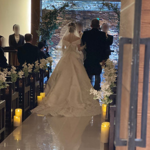 入場時は暗めの照明とキャンドルで落ち着いた雰囲気を出した。|777725さんの川原町倶楽部 ラ・ルーナピエーナ 〈エルフラットグループ〉の写真(2594407)