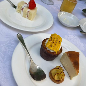 デザートブュッフェの一部|777738さんのTHE NIDOM RESORT WEDDING  ニドムリゾートウエディングの写真(2631079)