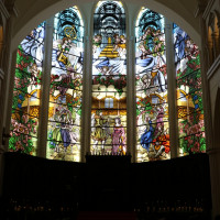 ステンドグラスがとても美しい