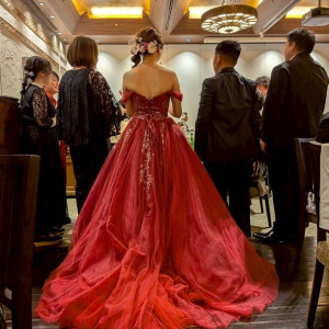 お色直し後ドレス|777745さんのTHE LUIGANS Spa & Resort(ザ・ルイガンズ.スパ&リゾート)の写真(2576918)