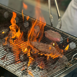 新郎新婦中座の時に行われたグリルです|777785さんのUTSUNOMIYA MONOLITH ~宇都宮モノリス~の写真(2572887)