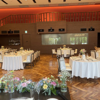 新郎新婦側から見た披露宴会場