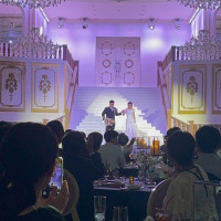 中央階段からの入場