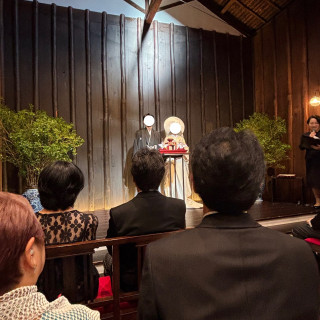 挙式会場、挙式中