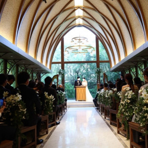 チャペル|777914さんのアーフェリーク迎賓館(岐阜)/テイクアンドギヴ・ニーズウェディングの写真(2573361)