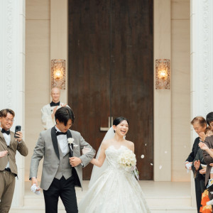 フラワーシャワー|777922さんの覚王山ル・アンジェ教会の写真(2573459)