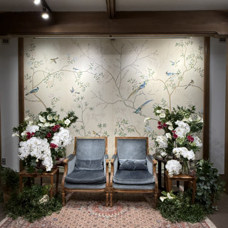 披露宴会場ではとても感動的な演出と雰囲気でした。