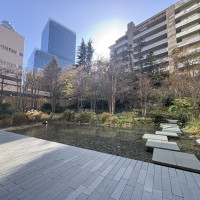 披露宴会場前のガーデン