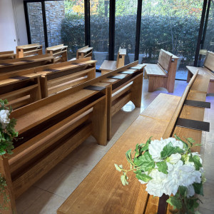 チャペルのイス|777938さんのメーヤー・ライニンガーの写真(2589477)