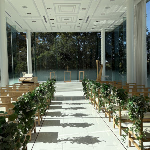 3面ガラス張りで自然光がとても入ってきました。|778005さんのキャッスルガーデン OSAKAの写真(2573607)