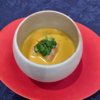 別で選択できる料理（かぼちゃポタージュ）