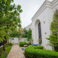 式場入口の外観