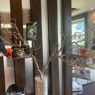 ウェルカムスペースもモダンでかわいいです。