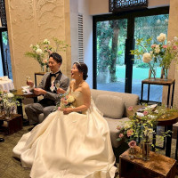 披露宴会場高砂