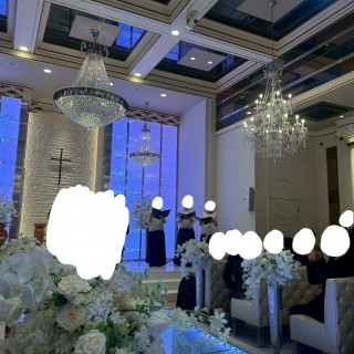 白を基調としたチャペル