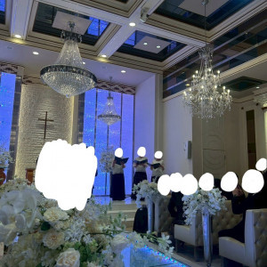 白を基調としたチャペル|778034さんのベルクラシック神戸の写真(2573776)