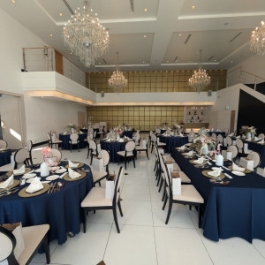 披露宴会場です|778035さんのアルモニーヴィラ オージャルダン/テイクアンドギヴ・ニーズウェディングの写真(2574689)