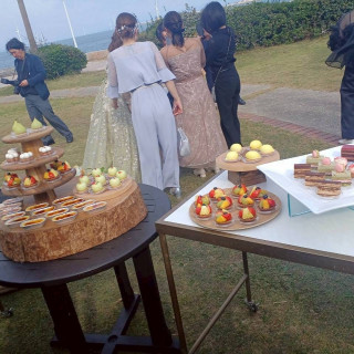 デザートビュッフェの様子です