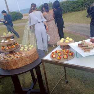 デザートビュッフェの様子です|778090さんのThe Matirtha Suite ザ マティルタスイートの写真(2574138)