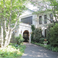 結婚式場の入り口