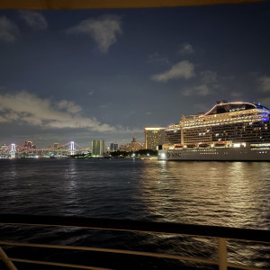 夜景がとても素晴らしかったです|778096さんのシンフォニークルーズウエディングの写真(2593652)