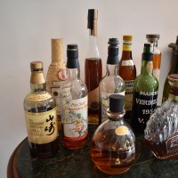 待合室の飾り（ウェルカムドリンクではない）