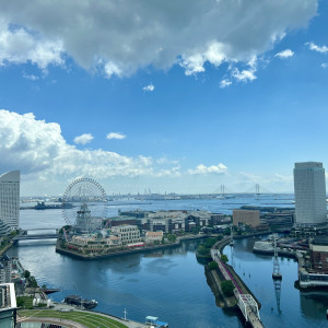 挙式会場からの景色|778101さんのYOKOHAMA MONOLITH ～横浜モノリス～の写真(2574599)