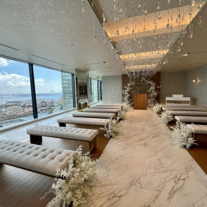 挙式会場の雰囲気|778101さんのYOKOHAMA MONOLITH ~横浜モノリス~の写真(2574601)