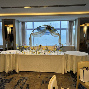 最上階の挙式会場の1階下にある披露宴会場です。|778110さんのフェニックス・シーガイア・オーシャン・タワーの写真(2574137)