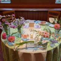 新郎新婦のテーブル