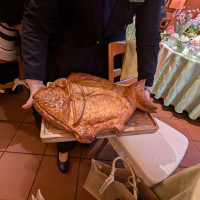 メイン料理魚型のパイ包み